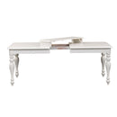 Summer House Rectangular Leg Table in Oyster White