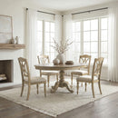 Summer House 5 Piece Pedestal Table Set image