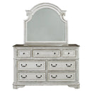 Magnolia Manor Panel Bed, Dresser & Mirror, Night Stand image