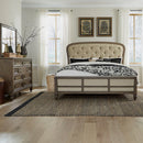 Americana Farmhouse Queen Shelter Bed, Dresser & Mirror image