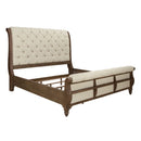 Americana Farmhouse Queen Sleigh Bed, Dresser & Mirror, Chest, N/S