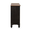 Americana Farmhouse 9 Drawer Dresser in Black