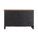 Americana Farmhouse 9 Drawer Dresser in Black