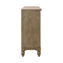 Americana Farmhouse 9 Drawer Dresser in Dusty Taupe and Black image