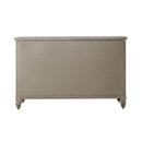 Americana Farmhouse 9 Drawer Dresser in Dusty Taupe and Black