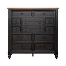 Liberty Furniture Americana Farmhouse 12 Drawer Chesser in Black image