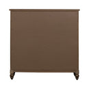 Americana Farmhouse 12 Drawer Chesser in Dusty Taupe and Black