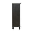 Americana Farmhouse 5 Drawer Chest in Black