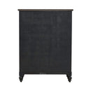 Americana Farmhouse 5 Drawer Chest in Black