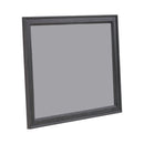 Americana Farmhouse Landscape Mirror in Black