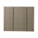 Americana Farmhouse Landscape Mirror in Dusty Taupe and Black