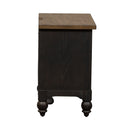 Americana Farmhouse 2 Drawer Nightstand in Black