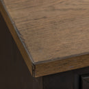 Americana Farmhouse 2 Drawer Nightstand in Black