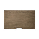 Americana Farmhouse 2 Drawer Nightstand in Dusty Taupe and Black image