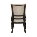 Americana Farmhouse Uph Shelter Side Chair- Black (RTA) image
