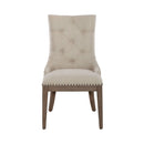 Liberty Furniture Americana Farmhouse Uph Shelter Side Chair (Set of 2) in Dusty Taupe & Black
