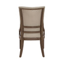 Liberty Furniture Americana Farmhouse Uph Shelter Side Chair (Set of 2) in Dusty Taupe & Black