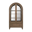 Americana Farmhouse Arched Display Cabinet image