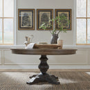 Americana Farmhouse Opt Pedestal Table image