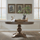 Americana Farmhouse Pedestal Table Set image