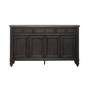 Liberty Furniture Americana Farmhouse Hall Buffet in Dusty Taupe & Black image