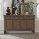 Liberty Furniture Americana Farmhouse Hall Buffet in Dusty Taupe image
