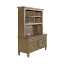 Americana Farmhouse Credenza & Hutch