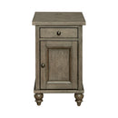 Liberty Furniture Americana Farmhouse Chair Side Table in Dusty Taupe