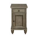 Americana Farmhouse Chair Side Table in Dusty Taupe image