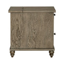 Americana Farmhouse Chair Side Table in Dusty Taupe image