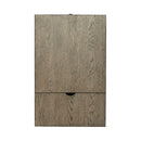 Americana Farmhouse Chair Side Table in Dusty Taupe
