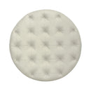 Americana Farmhouse Round Cocktail Ottoman in Dusty Taupe