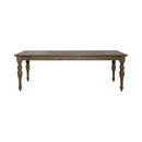 Americana Farmhouse Rectangular Leg Table in Dusty Taupe & Black image