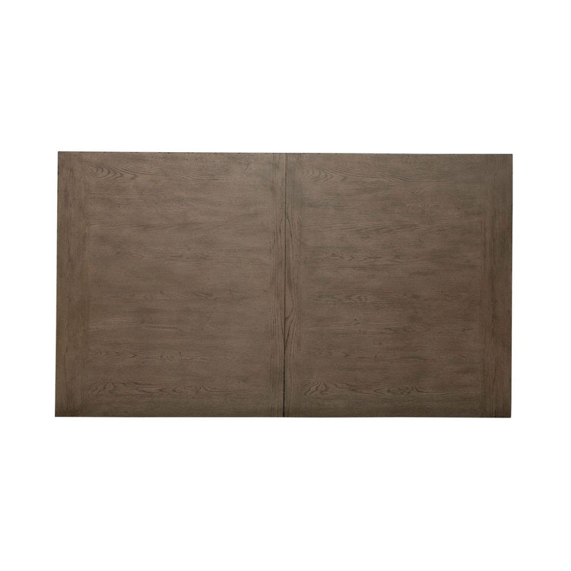Liberty Furniture Americana Farmhouse Rectangular Leg Table in Dusty Taupe & Black
