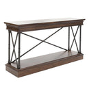 Tribeca Rectangular Sofa Table in Cordovian Brown image