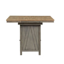 Liberty Furniture Lindsey Farm Kitchen Island in Gray and Sandstone