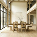 Lindsey Farm 7 Piece Trestle Table Set image