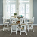 Lindsey Farm 7 Piece Gathering Table Set image