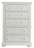 Liberty Furniture Summer House 5 Drawer Chest in Oyster White image