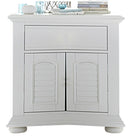 Liberty Furniture Summer House 1 Drawer Nightstand in Oyster White image