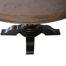 Americana Farmhouse Single Pedestal Table Base- Black image