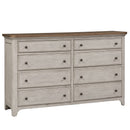 Farmhouse Reimagined Drawer Dresser in Antique White