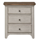 Farmhouse Reimagined Drawer Nightstand in Antique White image