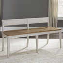 Farmhouse Reimagined Bench (RTA) in Antique White image
