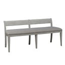 Liberty Furniture Farmhouse Reimagined Upholstered Bench (RTA) in Antique White