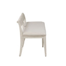 Farmhouse Reimagined Upholstered Bench (RTA) in Antique White image