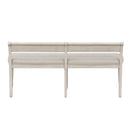 Farmhouse Reimagined Upholstered Bench (RTA) in Antique White image