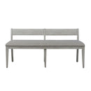 Liberty Furniture Farmhouse Reimagined Upholstered Bench (RTA) in Antique White
