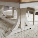Farmhouse Reimagined 7 Piece Trestle Table Set
