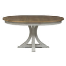 Liberty Furniture Farmhouse Reimagined Pedestal Dining Table in Antique White image
